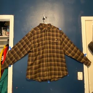 Wolverine VTG Plaid Flannel Long Sleeve